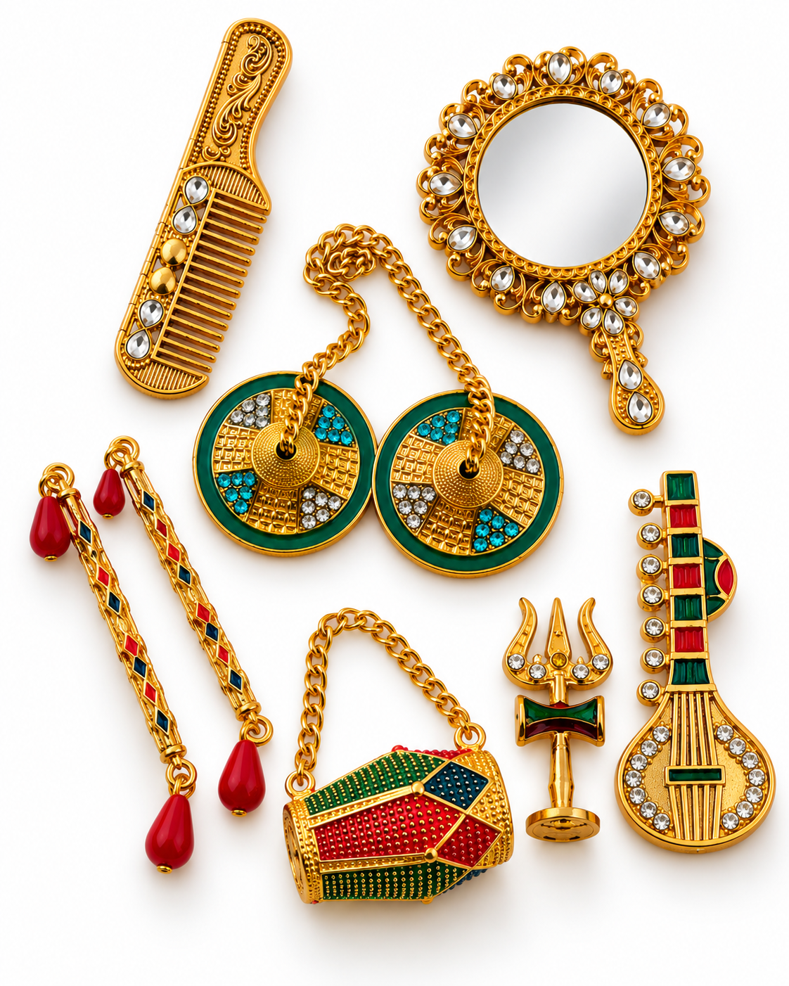 Royal miniature accessories for Laddu Gopal