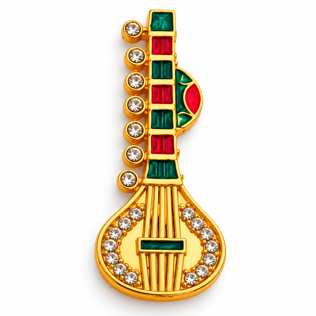 🎸 श्री कृष्णा रॉयल गोल्डन म्यूजिकल इंस्ट्रूमेंट
