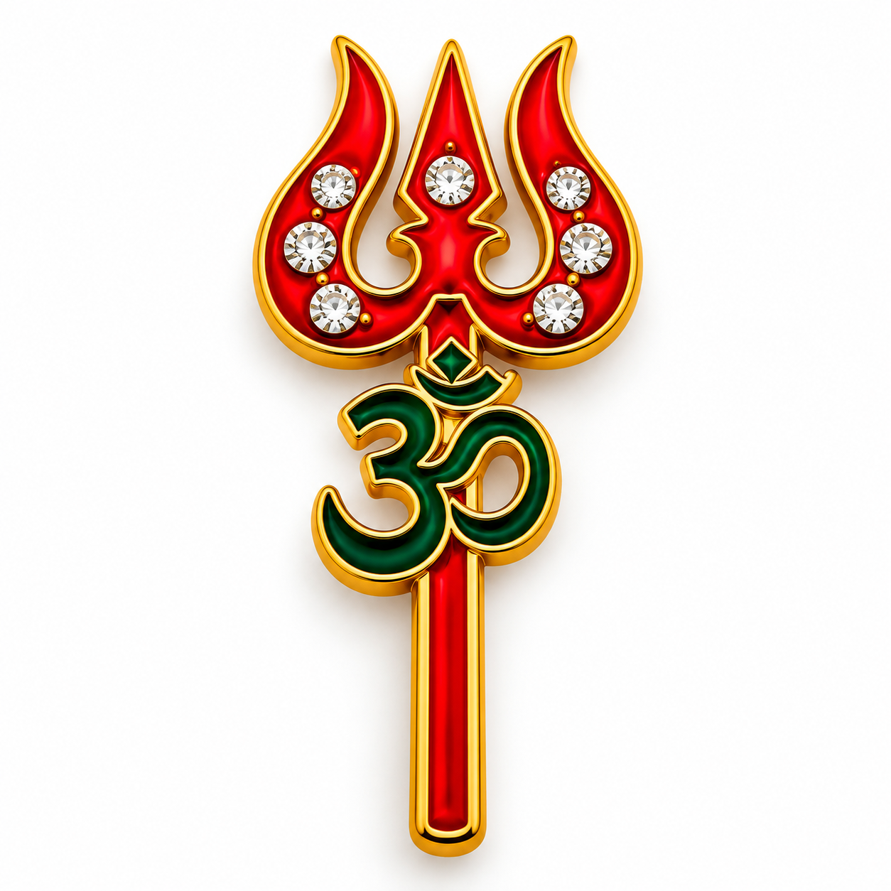 🔱 श्री कृष्णा रॉयल ओम त्रिशूल 🔱