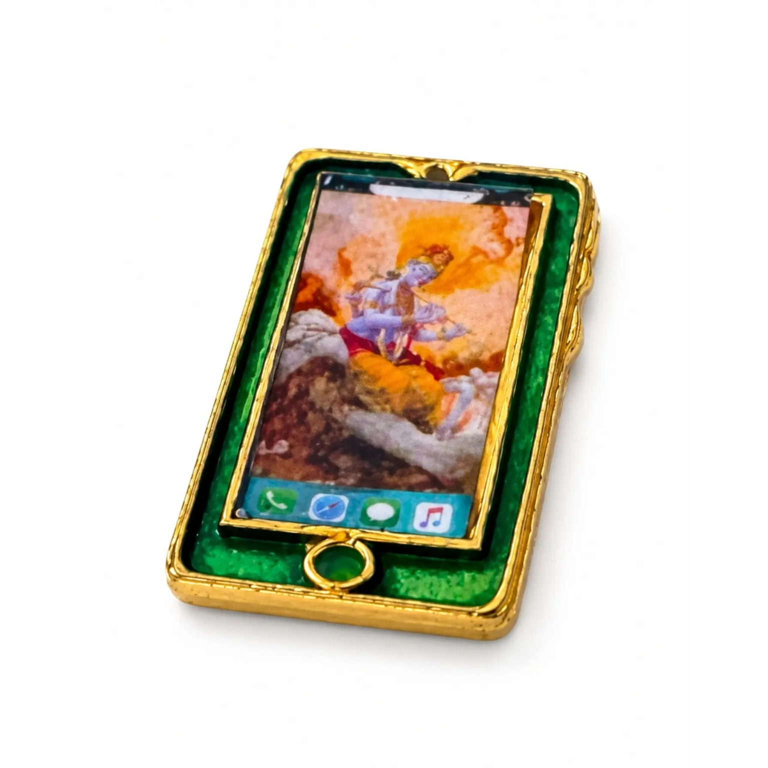 📱 लड्डू गोपाल जी का रॉयल गोल्डन मोबाइल 👑💚